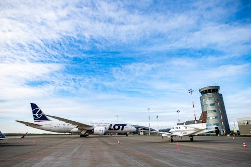 White Passenger Plane on Airport