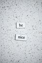 Text on a White Surface