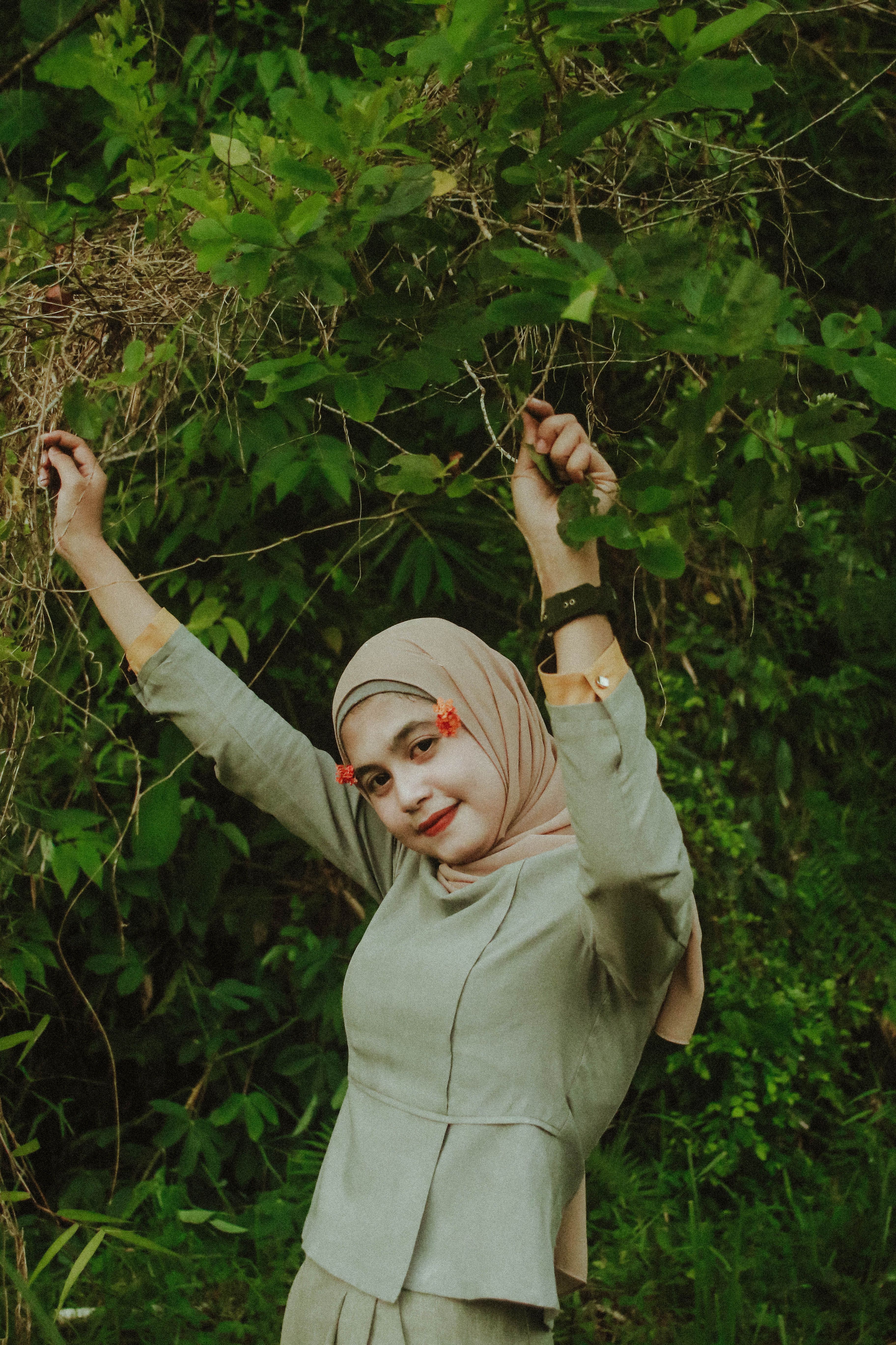A Woman in Brown Hijab · Free Stock Photo