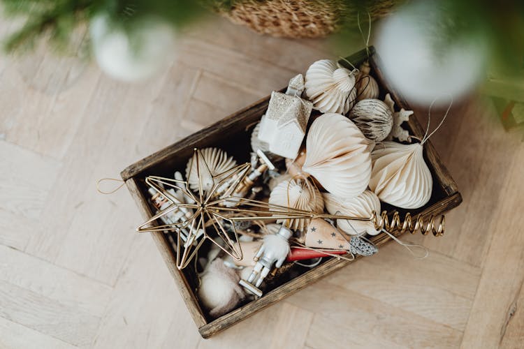 Christmas Decorations In A Box