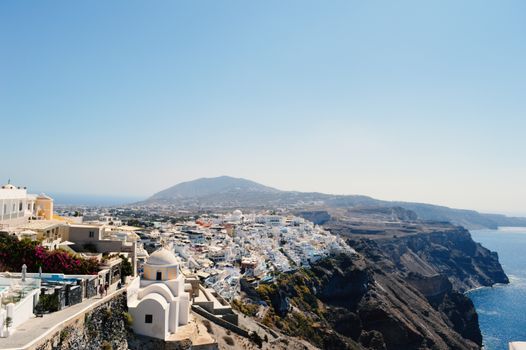 Private caldera catamaran with chef — Santorini