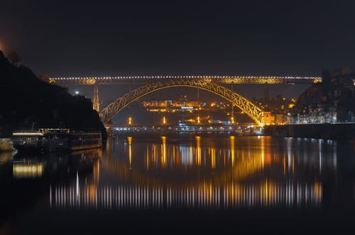 Fotobanka s bezplatnými fotkami na tému dom luis most, douro river, malebný