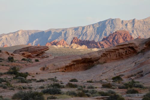 A Rocky Mountain in the Desert