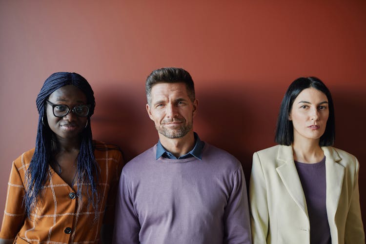 A Group Of People Standing