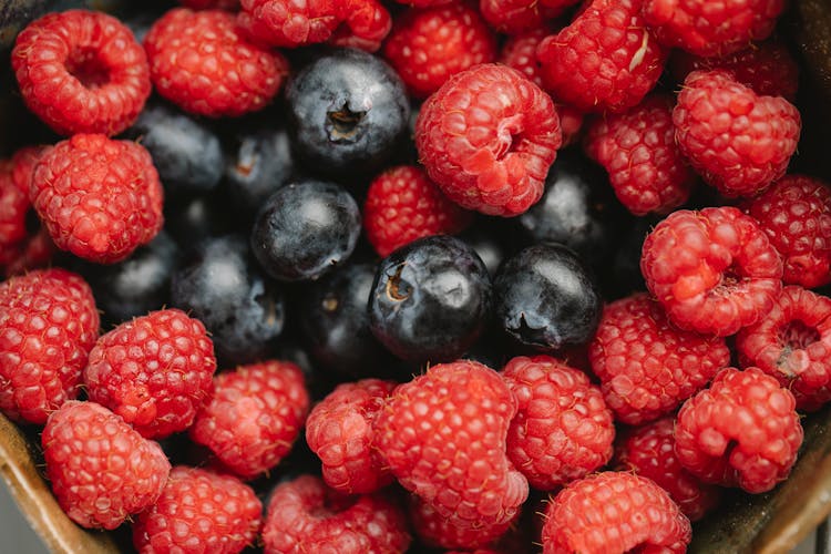 Ripe Berries Placed In Bowl