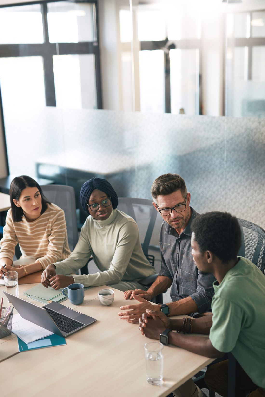 A workplace wellbeing setting