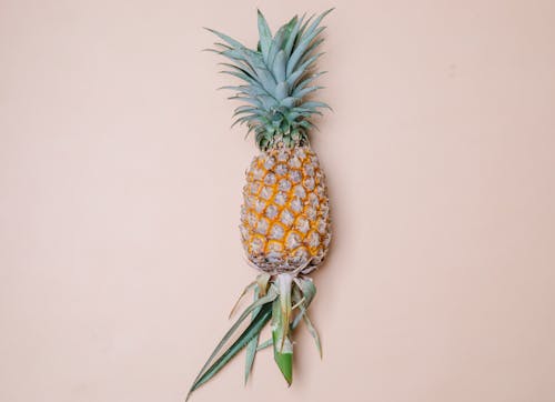 Gratis lagerfoto af ananas, citrusfrugt, flatlay