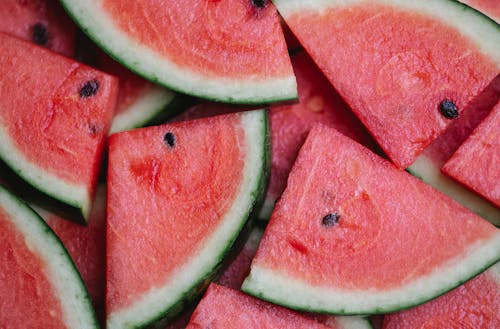 Free Pieces of fresh juicy watermelon Stock Photo