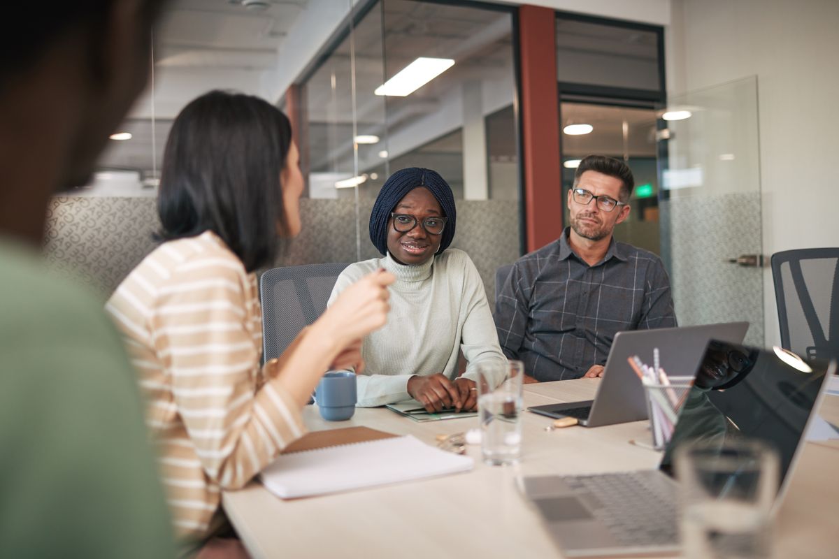 Swapnroop Research team collaborating in a meeting