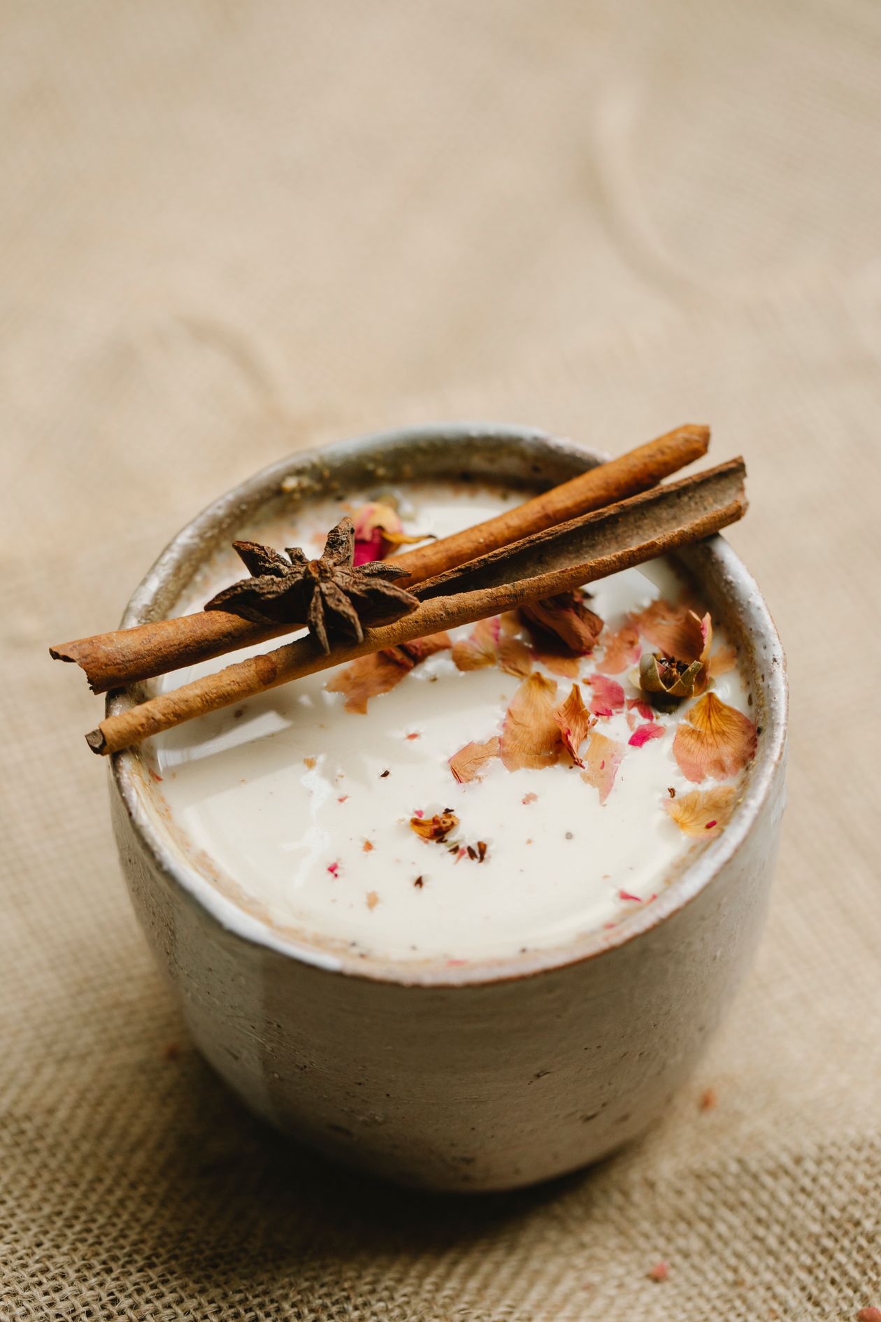 A cup of spiced chai — comfort measured in single digits