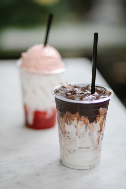 Foto profissional grátis de bebida gelada, bonzinho, milkshake