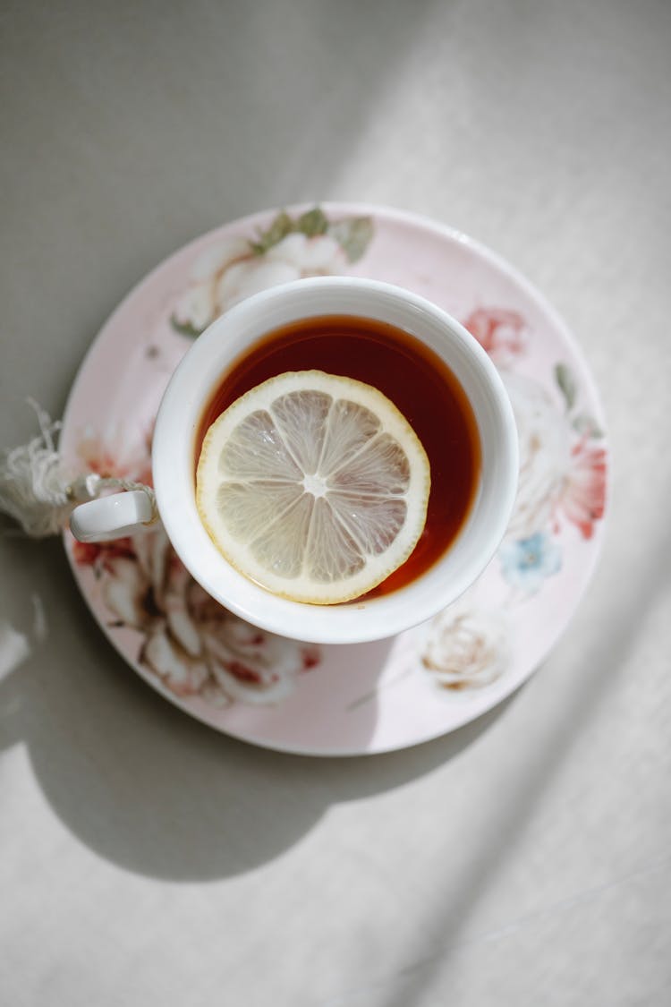 Cup Of Tea With Lemon