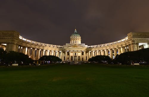 Kazan Cathedral at Night