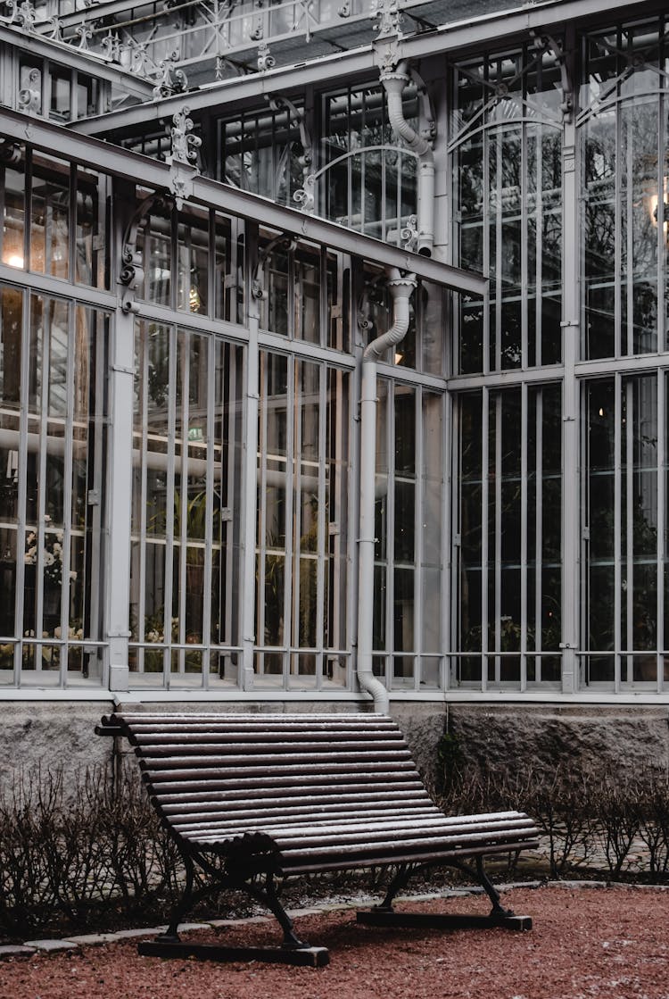 Bench Outside The Helsinki Winter Garden