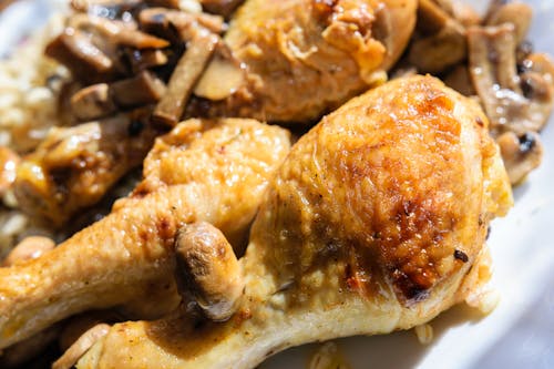 Free stock photo of baked chicken legs, chicken, chicken legs Stock Photo