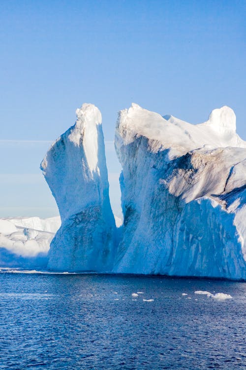 Free An Iceberg in Northeast Greenland National Park Stock Photo