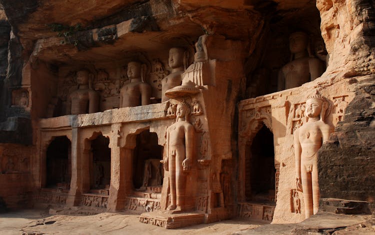 Photo Of The Rock-Cut Jain Monuments