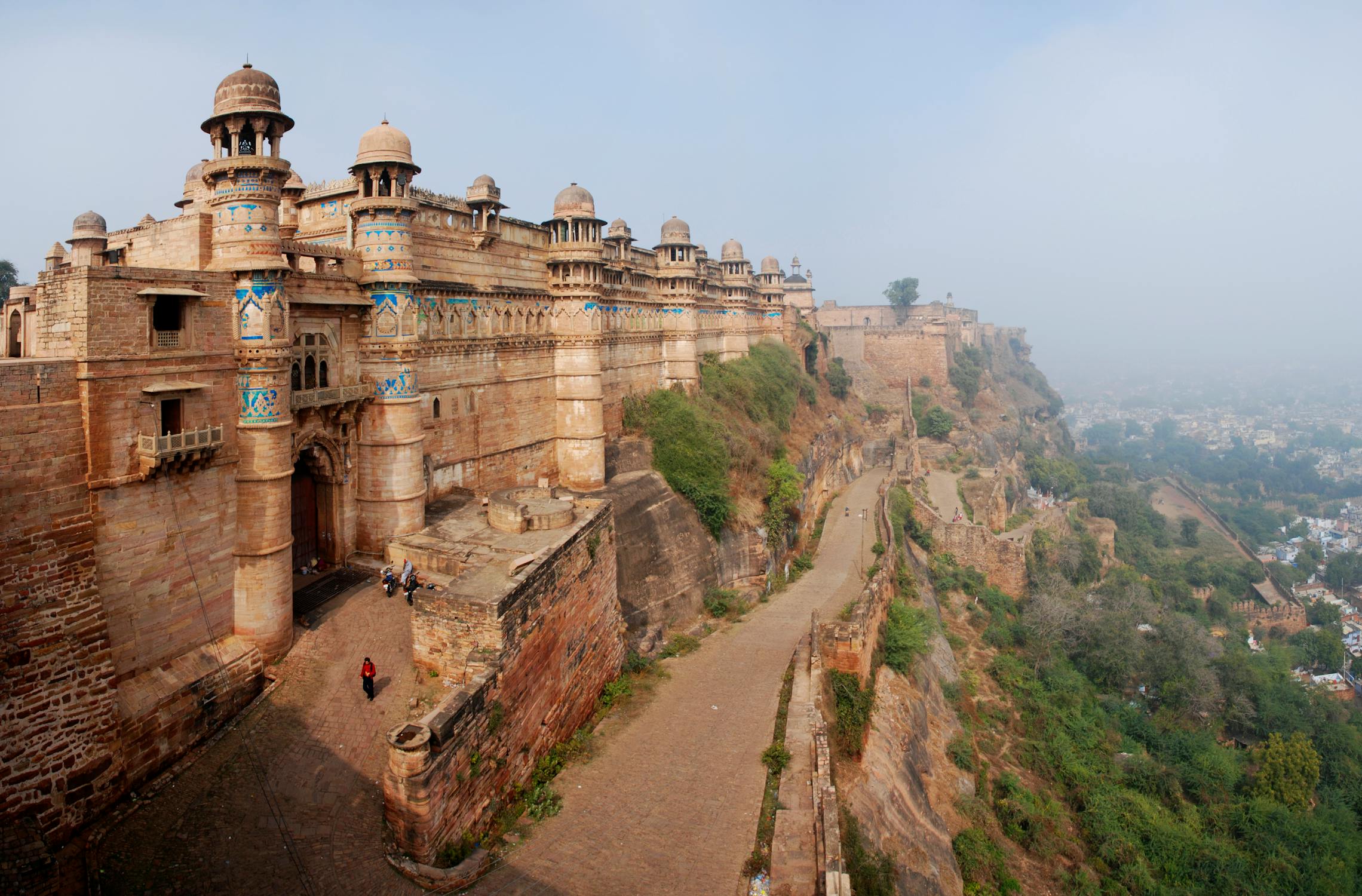 Indian Fort Gwalior, MP, India Photo by Tom D'Arby from Pexels: https://www.pexels.com/photo/brown-palace-on-the-hill-top-5949485/