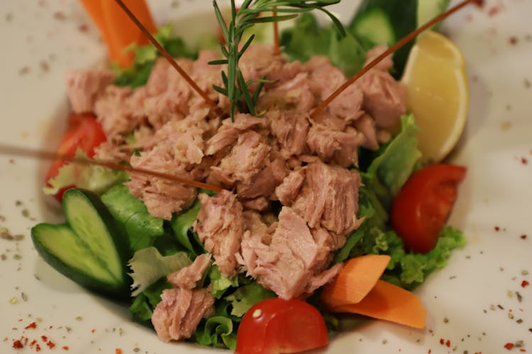 Close Up Of A Tuna Salad