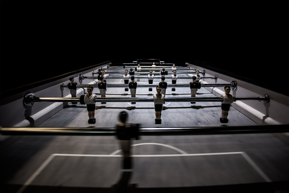 Free Selective Focus Photography of Foosball Table Stock Photo