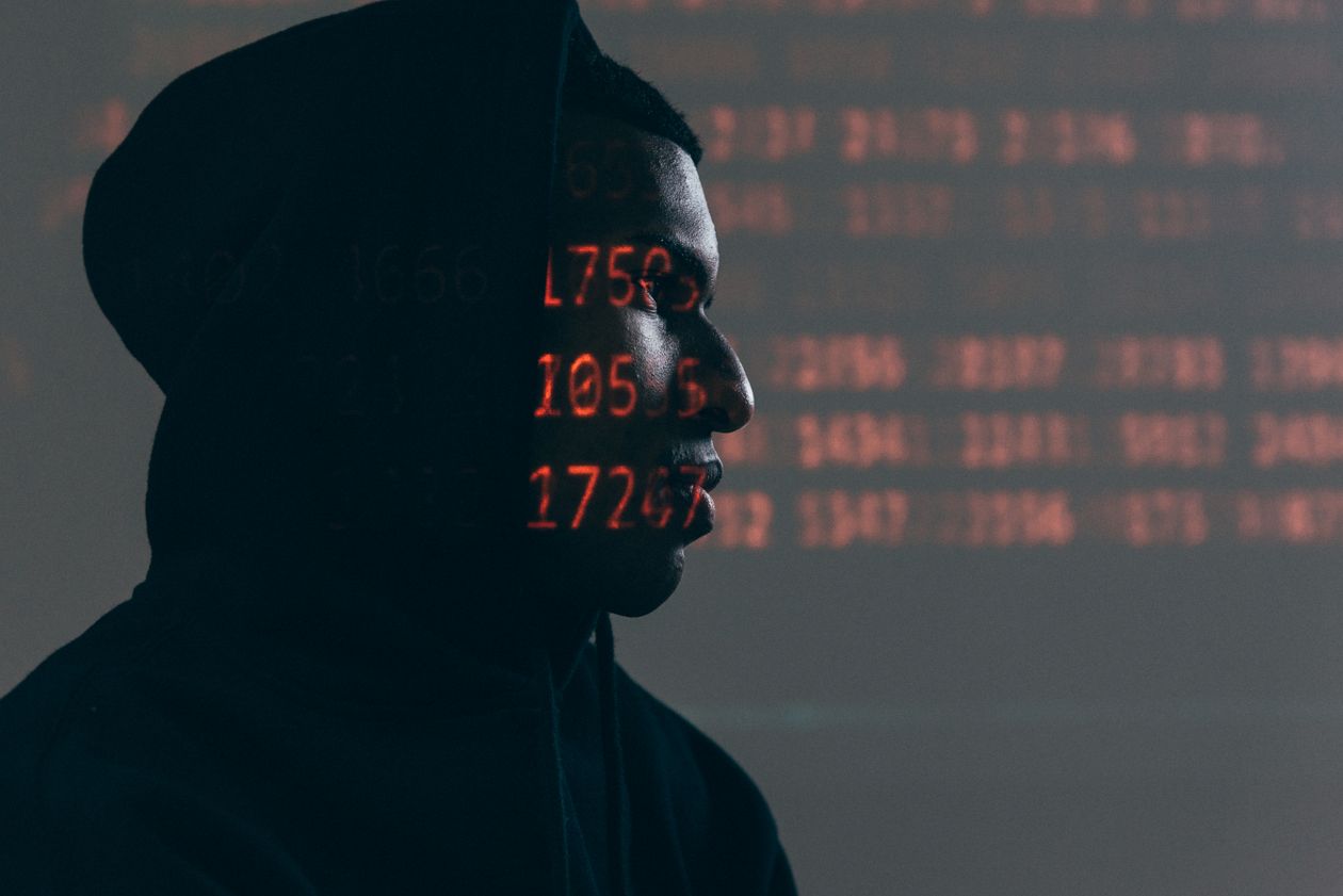 Person on phone looking at suspicious message