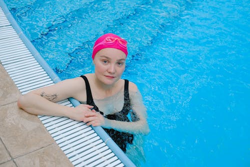 Fotos de stock gratuitas de agua, gafas protectoras, gorra de natación