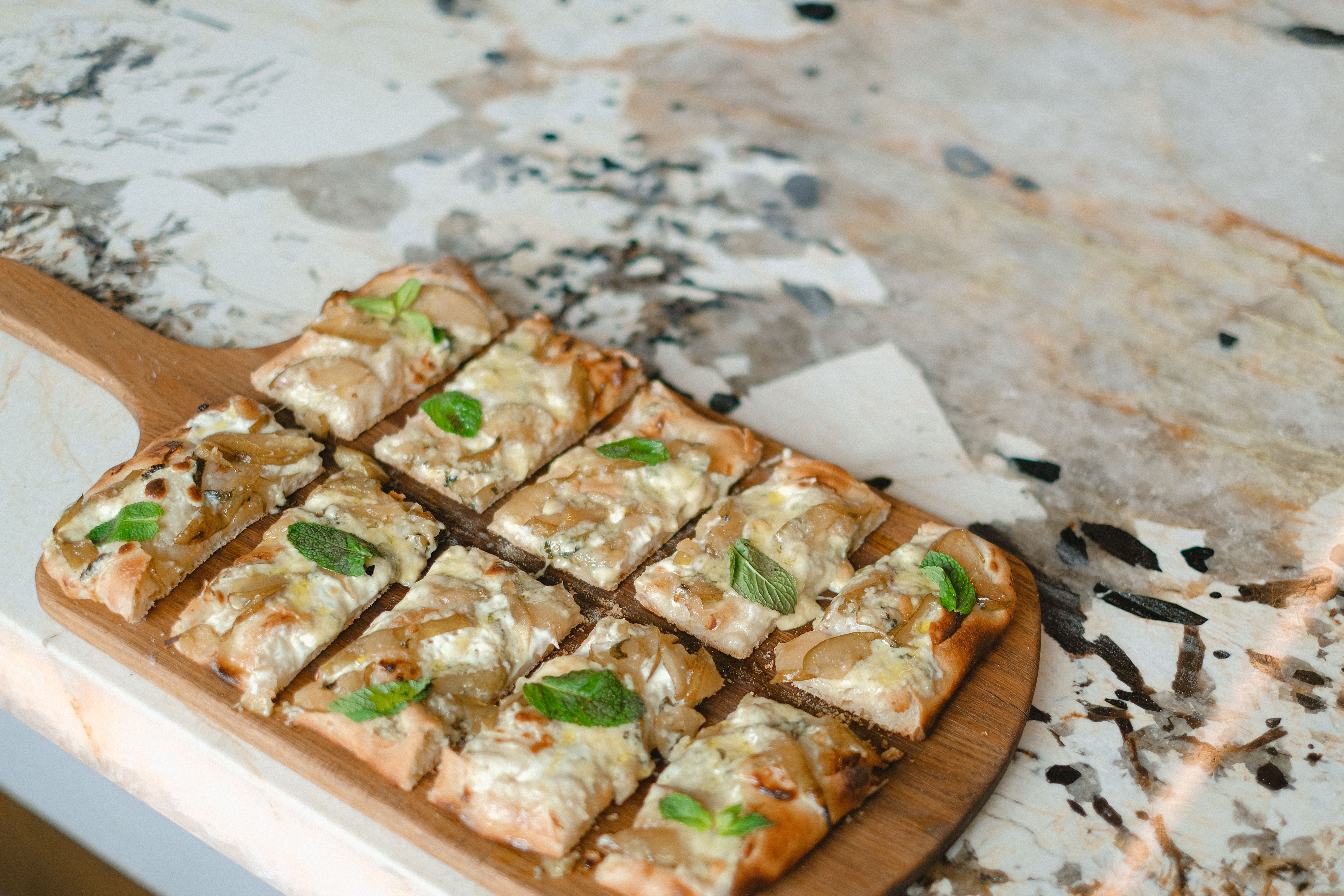 French Goat Cheese and Hazelnut Pizza