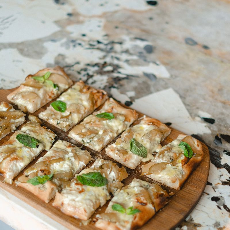 French Goat Cheese and Hazelnut Pizza