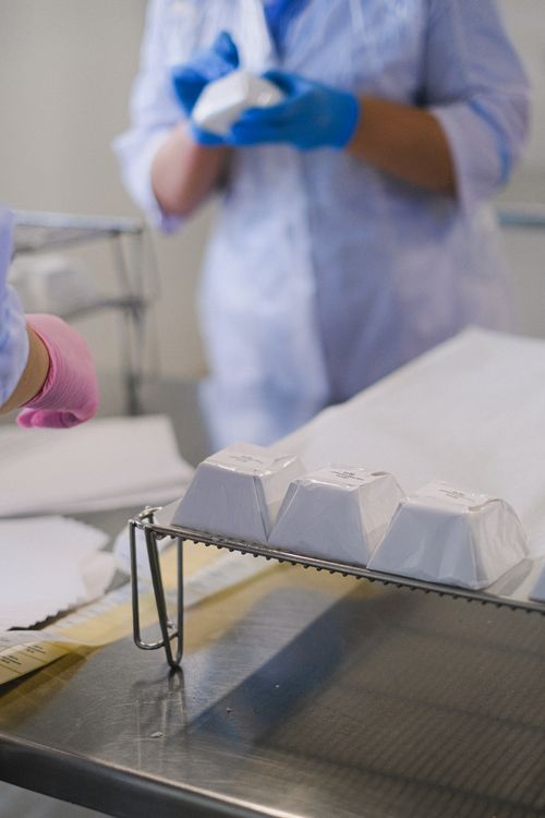 Box White Lab Close up of Boxes in a Lab · Free Stock Photo