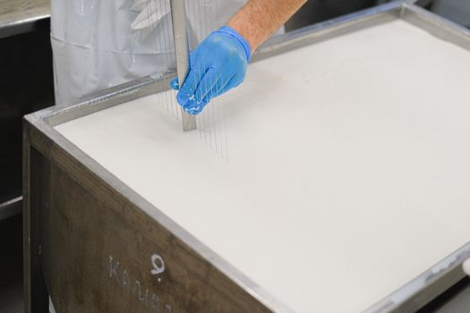 Lavorazione artigianale del latte nella caseificazione