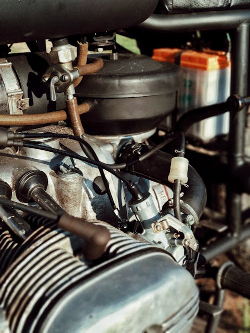 Close-up View of Engine Interior