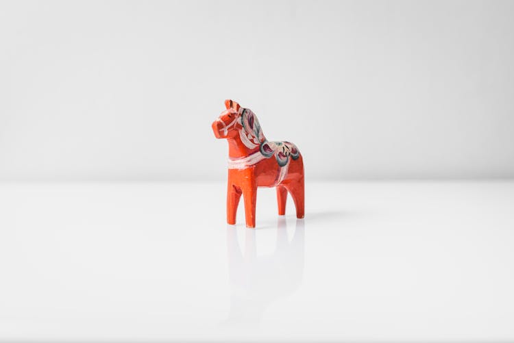 Red Horse Plastic Toy