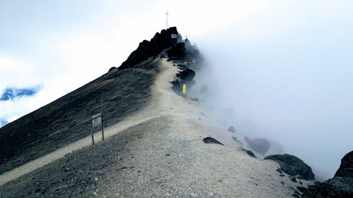 Foto stok gratis gunung berapi, puncak gunung