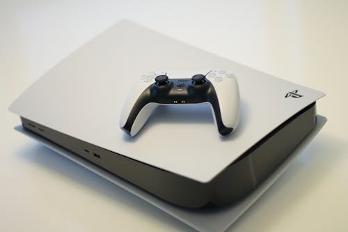 Free 
A White Game Console Stock Photo