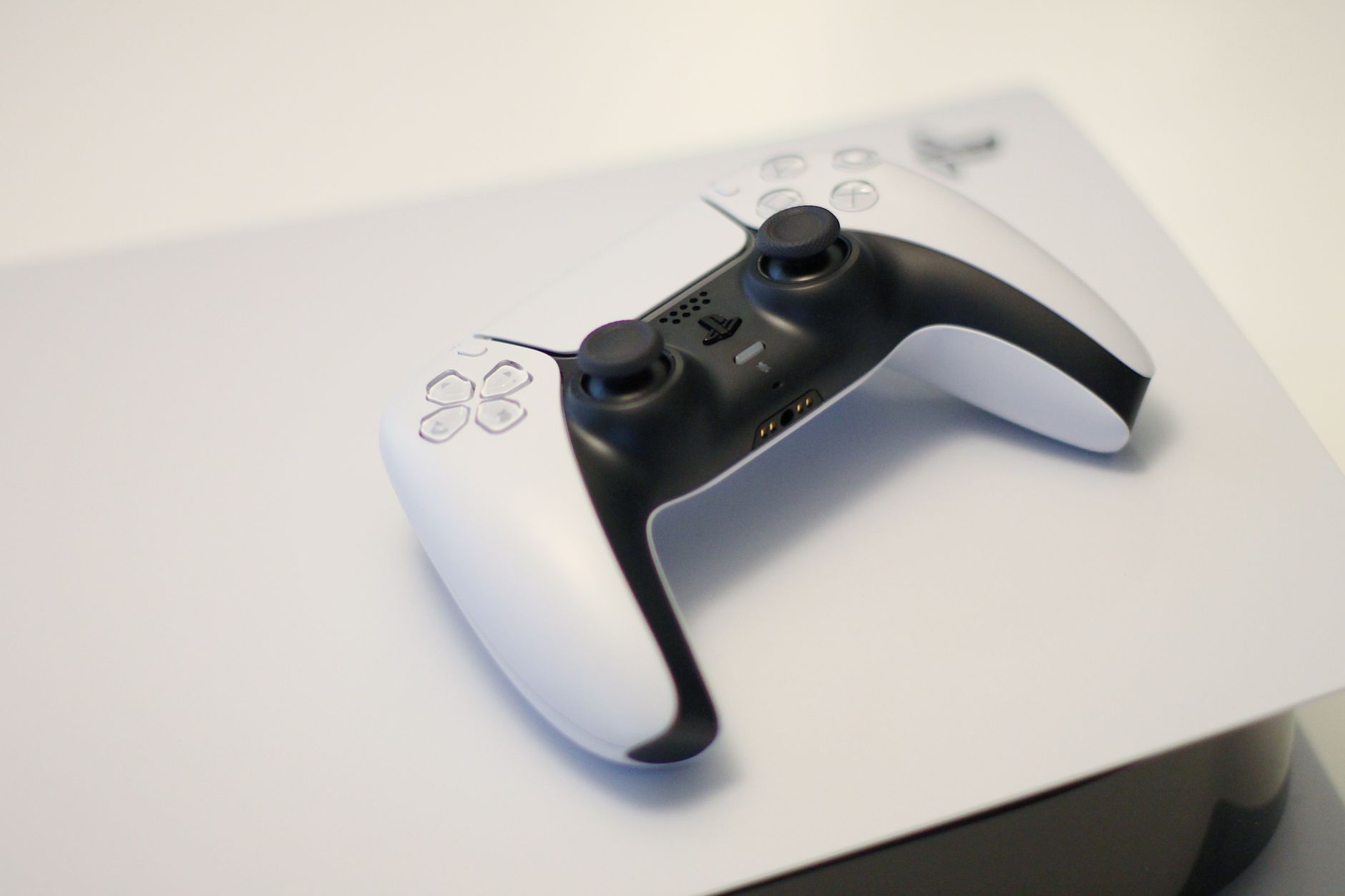 A Controller on a Game Console