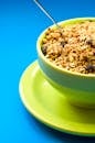 Bowl of Cereal With Raisins