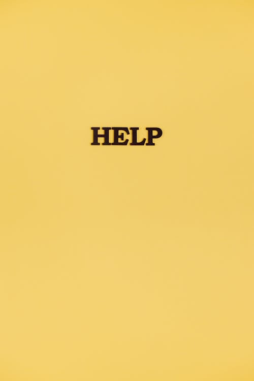 Gratis lagerfoto af gul overflade, Hjælp, konceptuel