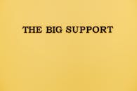 Black Text on Yellow Background