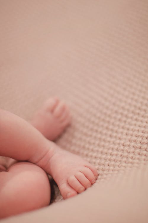 A Close-Up Shot of Baby's Feet