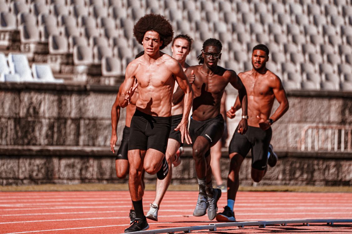 Men Running Group Men Running Together · Free Stock Photo