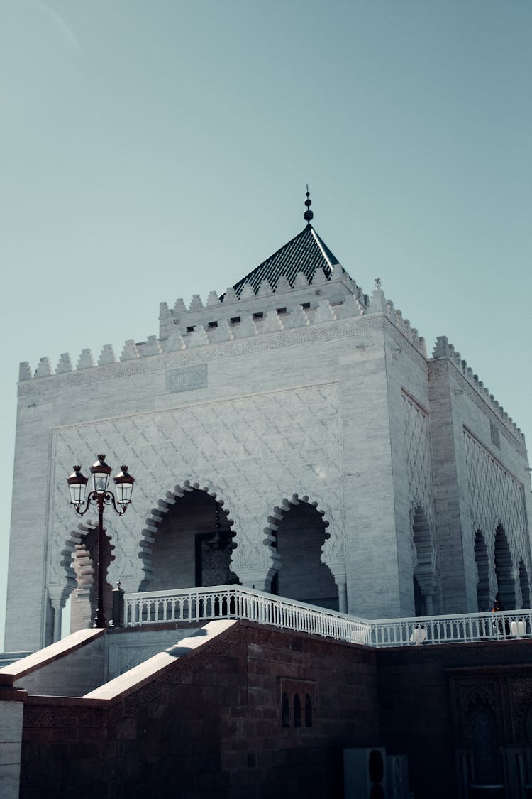 The Famous Mausoleum Of Mohammed V In Morocco