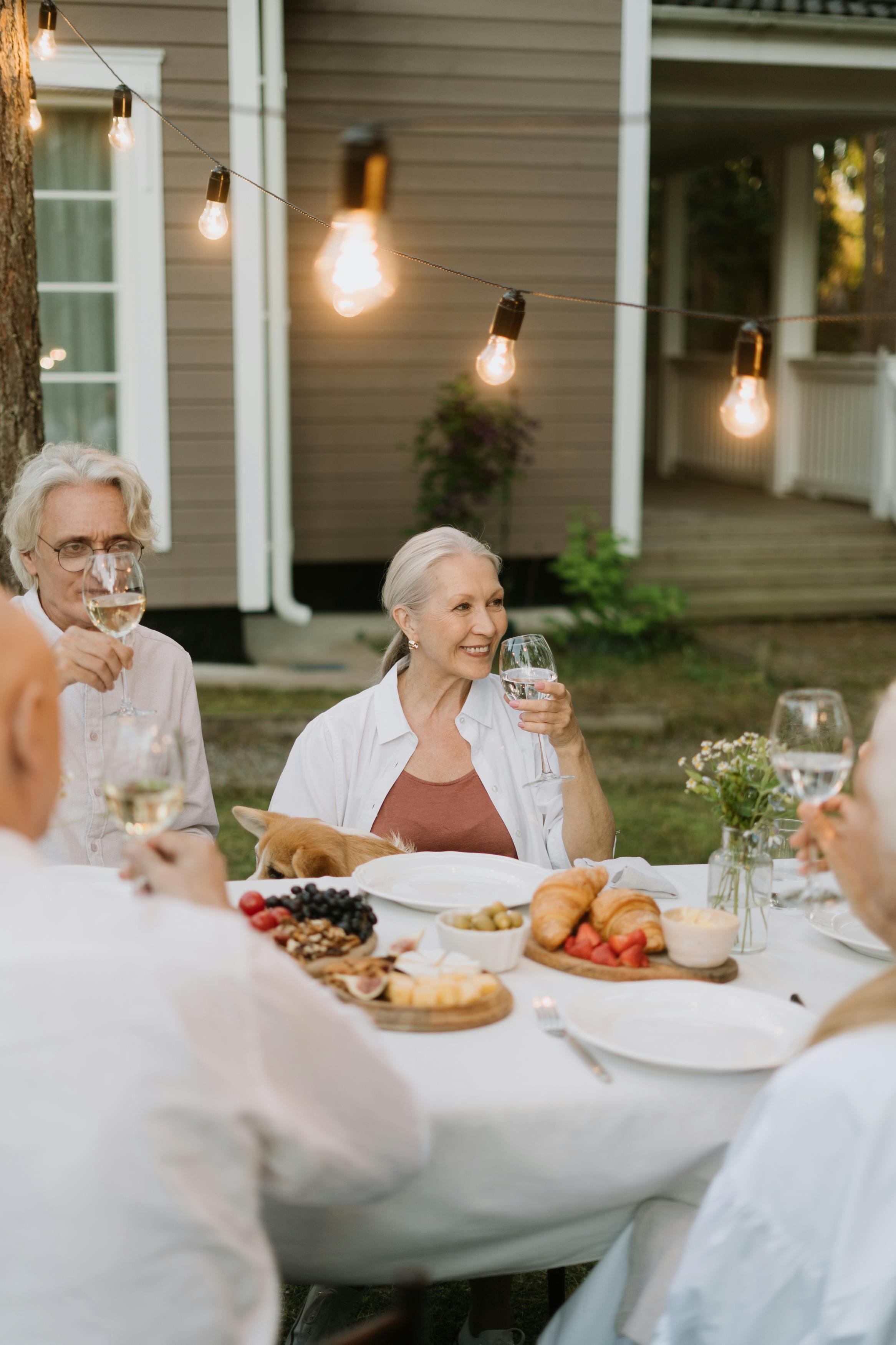 friends sitting at the table