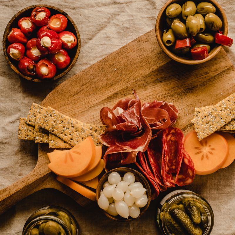 Party Chorizo and Manchego-Stuffed Piquillo Peppers with Alioli