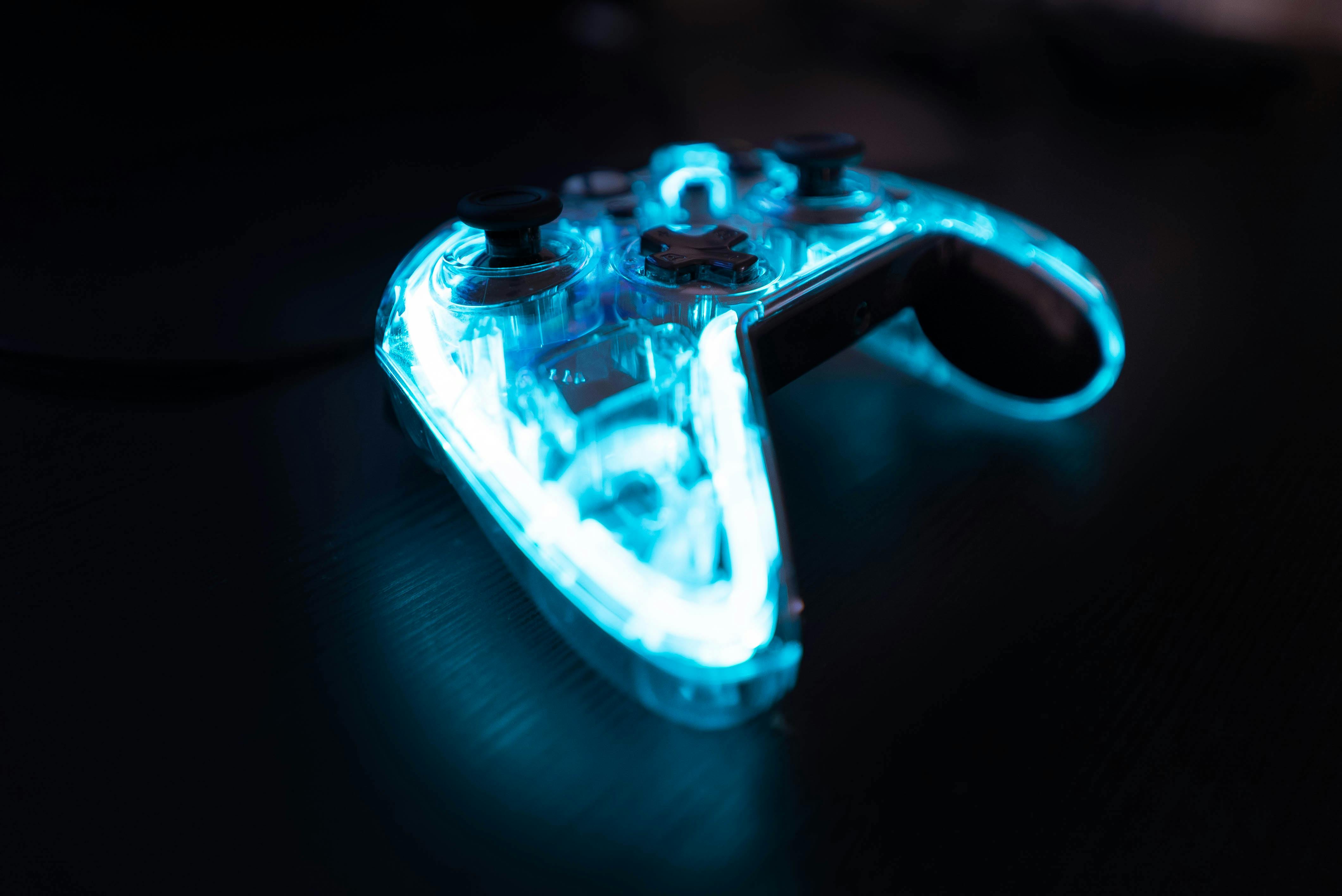 HD wallpaper game over joystick controller gamepad neon  Wallpaper  Flare