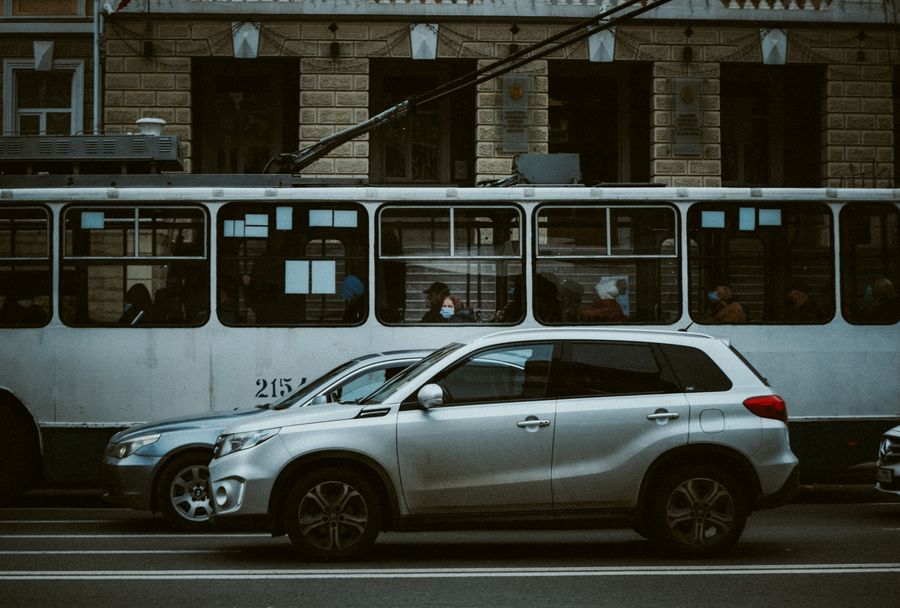Transport public și trafic în centrul Chișinăului, punct de plecare spre Transnistria