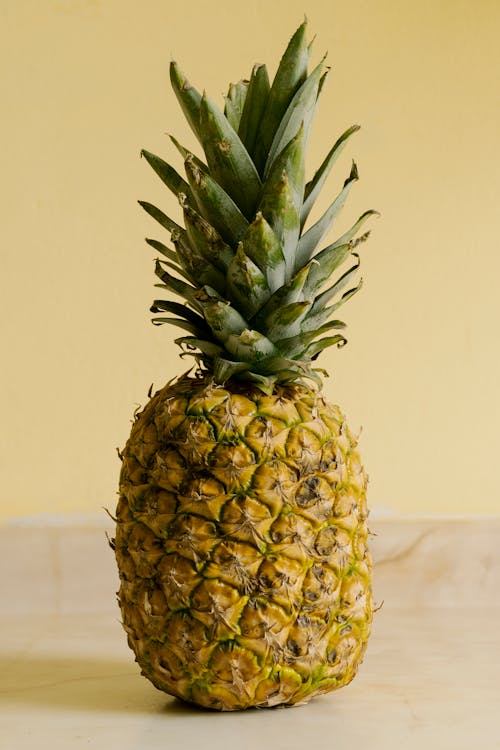 Close-Up Shot of a Pineapple