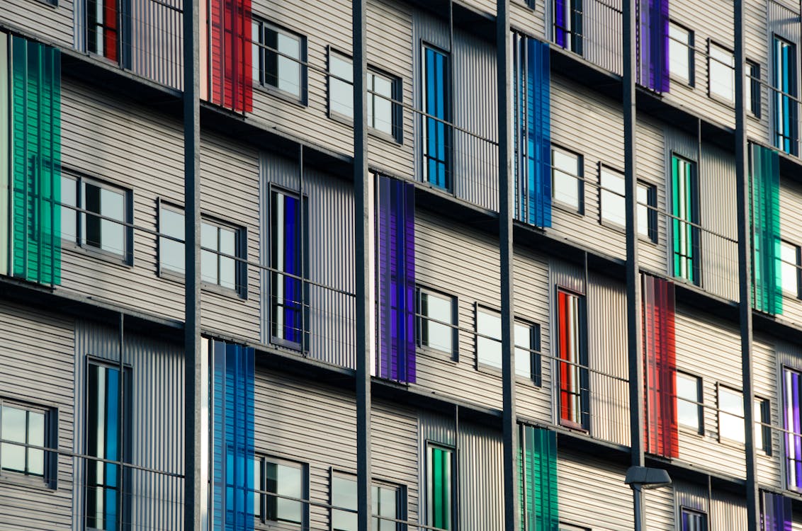 Free Low Angle Shot Of Apartment Building Stock Photo