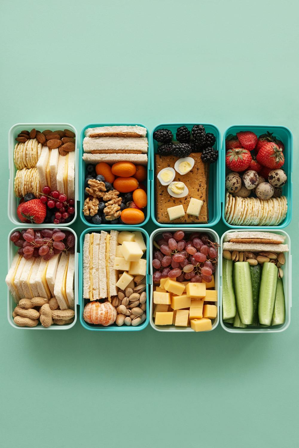 Spiced Cheese Ball with Crackers and Veggies