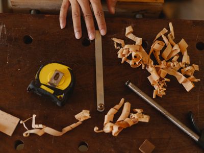Construction tools and craftsmanship detail