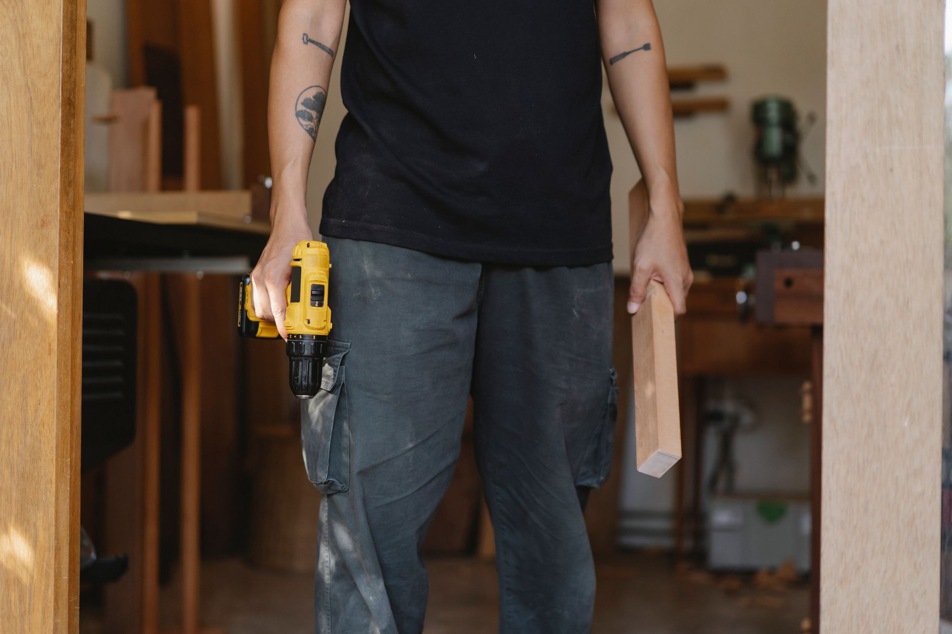 Handyman at work